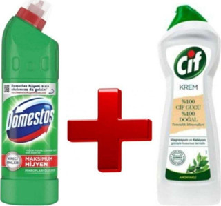 Cif Domestos Ultra Yoğun 750 Ml + Krem 750 Ml Fırsat Paketi