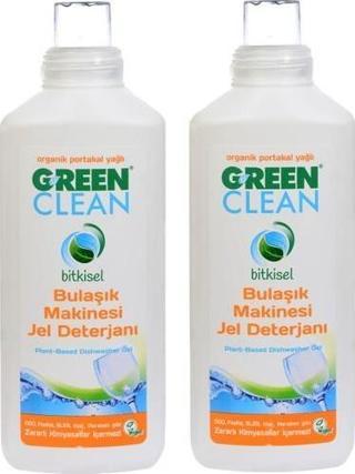 Green Clean 2'li Bulaşık Makinesi Jel Deterjanı 1000 ml