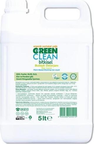 Green Clean Bulaşık Deterjanı 5 lt