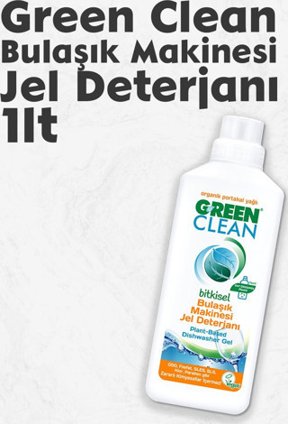 U Green Clean Bulaşık Makinesi Jel Deterjan 1 L