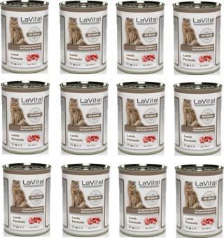 La Vital Tahılsız Kuzu Etli Kedi Konservesi 400 Gr. x 12 Adet