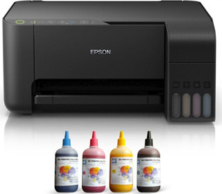 Epson TANK ITS L3250 Süblimasyon Mürekkepli Yazıcı 4 Renk Bitmeyen Kartuşlu