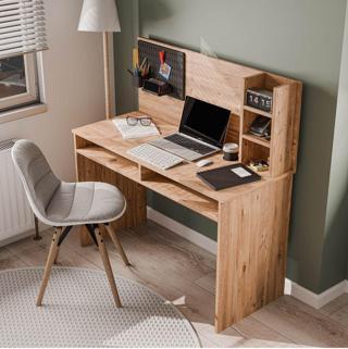 Mezza 1944 Vıctus 120 Cm Organizerli Çalışma Masası Atlantik Çam