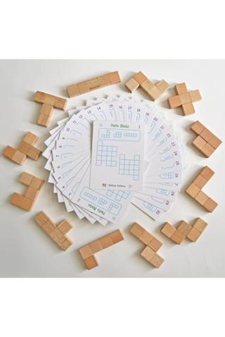 Atölye Adana Penta Blocks - Akıl Zeka Mantık Strateji Puzzle Yapboz Matematik Şekil Oyunu