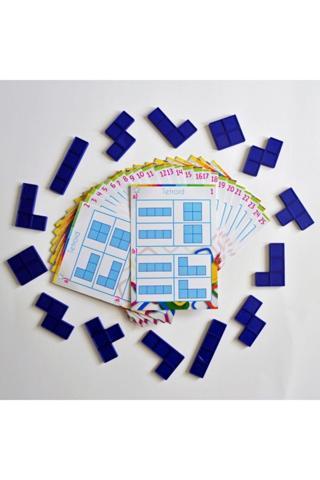 Atölye Adana Tetroid Oyunu - Matematik Akıl Zeka Mantık Strateji Beceri Eğitici Eğlenceli Oyun