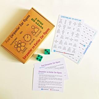Oyunlarla Fen Asal Çarpanlar - Çarpanlar ve Katlar Zar Oyunları - 2 Oyun Bir Arada - Matematik İşlem Eğitici Eğlen