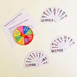 Oyunlarla Fen Basamak Kavramı Çark Oyunu - Matematik 5. sınıf İşlem Eğlenceli Eğitici Akıl Zeka Mantık Strateji Oy
