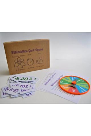 Oyunlarla Fen Bölünebilme Çark Oyunu - Matematik Işlem Eğlenceli Eğitim Akıl Zeka Mantık Strateji Mantık Oyun