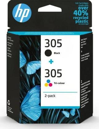 HP 305 Black-Color Siyah-Renkli Multi Paket 6ZD17AE