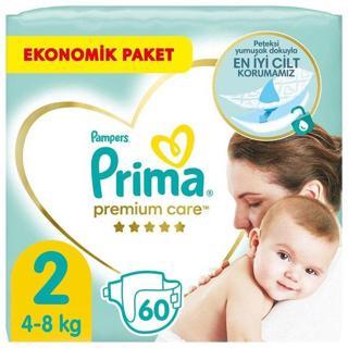 Prima Premium Care 2 Beden Bebek Bezi 60 Adet Mini Jumbo Paket