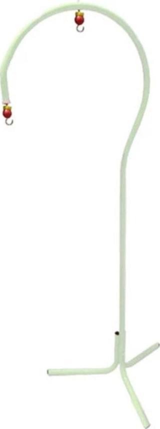 Depolife Ayaklı Dekoratif Sehpa Askılık Saksı Askısı Kuş Kafesi Beyaz Kuş Askısı