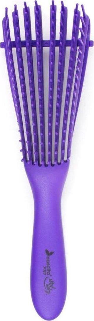 Nascita Pro Ayarlanabilir Mucize Açma-Tarama Saç Fırçası Mor