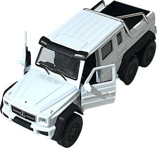 Beyaz Mercedes Pikap Oyuncak Lisanslı Diecast Metal Çek Bırak Araba