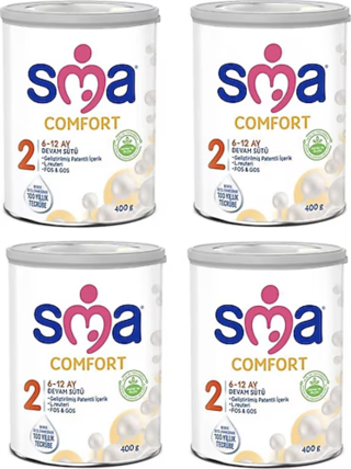 SMA Comfort 2 Devam Sütü 400 gr 4 Adet