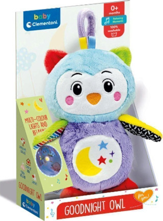 Clementoni Oyuncak Baby Işıklı Pelüş Baykuş İyi Geceler Baykuşu 17801