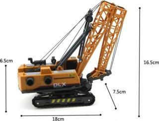Metal Kule Vinç 1:55 İnşaat Makinası Oyuncak İş Makinası