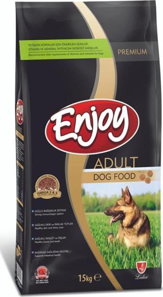 ENJOY BİFTEKLİ YETİŞKİN KÖPEK MAMASI 15 KG 1 ADET 