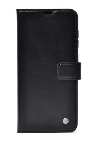 KZY İletişim Apple iPhone 13 Deri Deluxe Kapaklı Cüzdanlı Kılıf - Siyah
