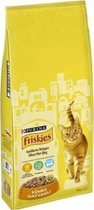 Friskies Kümes Hayvanlı Yetişkin Kedi Maması 15 Kg