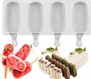 Magnum Silikon Kalıp Dondurma Tatlı Meybuz  4 lü Büyük Boy