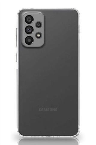 Kılıfmania Samsung Galaxy A73 5G Tıpalı Kamera Korumalı Şeffaf Premier Kılıf