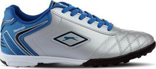 Slazenger HUGO HS Erkek Çocuk Futbol Ayakkabı Gri / Mavi