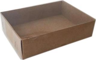 Asetat Kapaklı Karton Kutu 9x12x3 CM (25 Adet)  Kraft