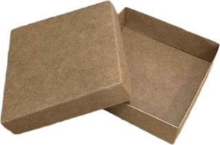 Komple Karton Kutu 10X10x3 CM  (25 Adet )  Kraft
