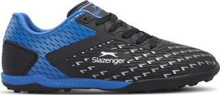 Slazenger CYCLE I Unisex Çocuk Futbol Ayakkabı Siyah / Mavi