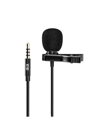 Soaiy Mk3 3.5mm Canlı Yayın Yaka Mikrofonu