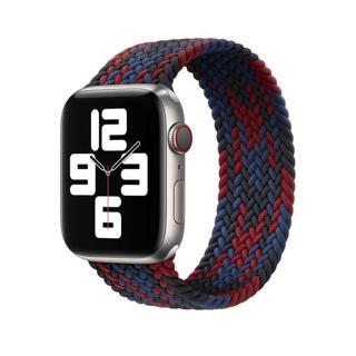 Wiwu Apple Watch 44 mm Braided Solo Loop Contrast Color Large Saat Kordon Kayış Bileklik