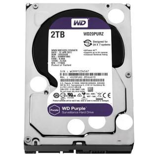 Western Digital Wd 2Tb Purple 3,5" 64Mb 5400Rpm Wd20Purz Harddisk