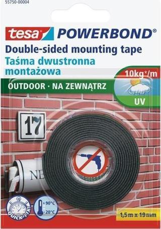 Tesa Montaj Bandı Köpük Powerbond Dış Mekan 1,5X19 55750-00004-03