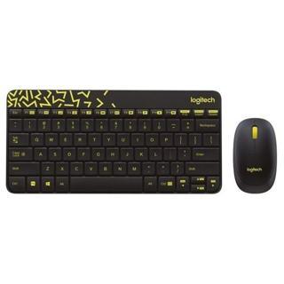 Logitech 920-008215 MK240 Siyah-Sarı Kablosuz Klavye Mouse Set