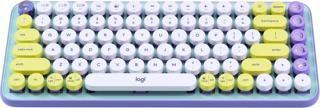 Logitech POP Keys Daydream Özelleştirilebilir Emoji Tuşlu Mekanik Kablosuz Klavye - Mint&Lila