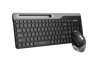 A4Tech Fstyler FB2535C Siyah Bluetooth+2.4G Nano Fn Multimedya Klavye Şarjlı Mouse Set