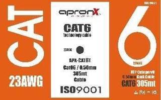 Apronx Cat6 23AWG 305Mt Outdoor 0,50mm Turuncu Utp Kablo