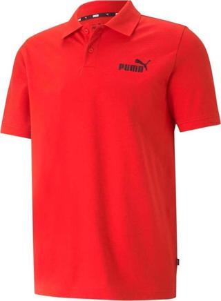 Puma 586674 Ess Pique Polo Yaka Tişort Erkek T-Shirt Kırmızı