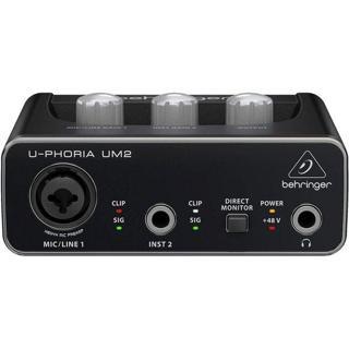 Behringer Behrınger Um2 Audiophile 2X2 Usb Audio Interface With Xenyx Mic Preamplifier