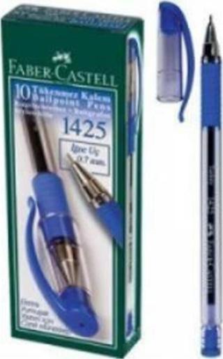 Faber-Castell 1425 Mavi Tükenmez Kalem 10'Lu
