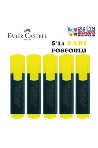 Faber-Castell Fosforlu Kalem 5Sarı