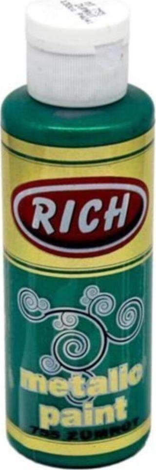 Metalik Akrilik Boya 120 Cc. 755 Zümrüt Yeşili