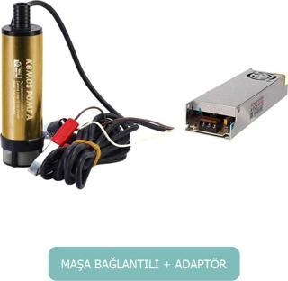 Kemos Kızılırmak 12 Volt Alüminyum Dalgıç Tipi Sıvı Aktarma Pompası (Filtre + Adaptör)