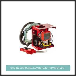 Kemos Omg 220 Volt Dijital Sayaçlı Otomatik Mazot Transfer Seti