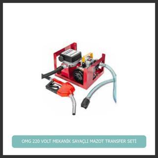 Kemos Omg 220 Volt Mekanik Sayaçlı Otomatik Mazot Transfer Seti
