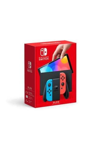 Nintendo Switch 64 GB Konsol OLED Model - Kırmızı/Mavi