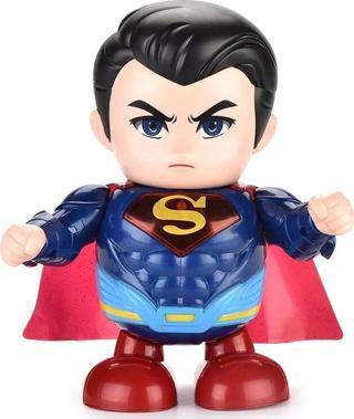 Trust Store Pilli Işıklı Dans Eden Robot Süperman Batman Dance Hero Superman 20 CM