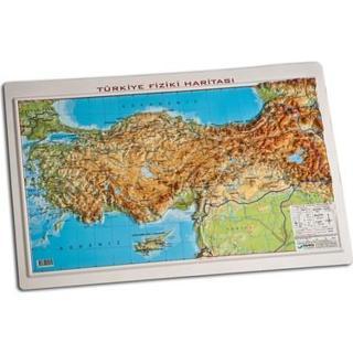 Gürbüz Kabartma Türkiye Harita Fiziki 35x50