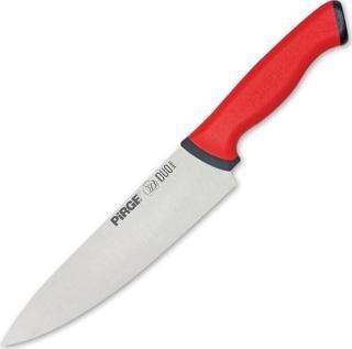 Pirge 34161 Duo Şef Bıçağı 21 cm - Kırmızı Kaymaz Sap