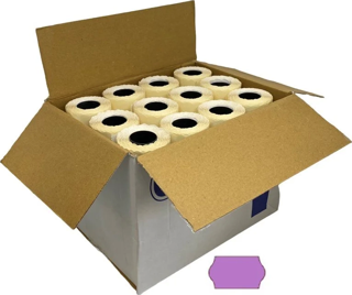 Etiketleme Makinesi Eflatun Etiket 96Adet